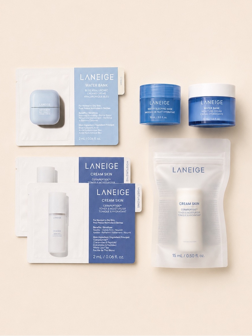 NEW LANEIGE Skincare Travel Set